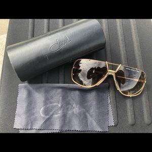 Cazal 902 aviator Gold frame sunglasses